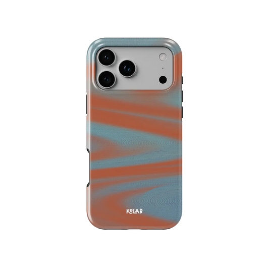 Aalto | Y2K Orange Phone Case with Futuristic Style