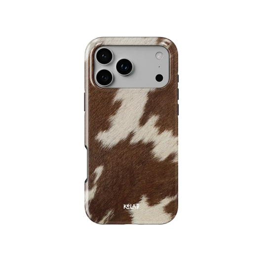 Rodeo Drive | Brown Cow Print Phone Case