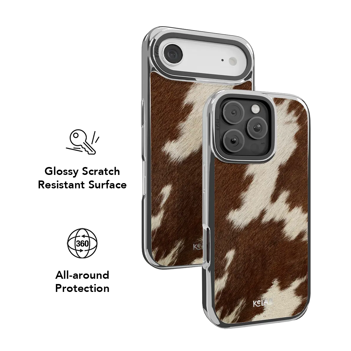 Rodeo Drive | Brown Cow Print Phone Case