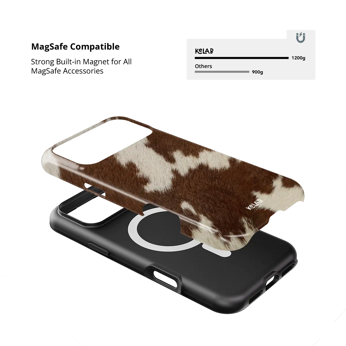 Rodeo Drive | Brown Cow Print Phone Case