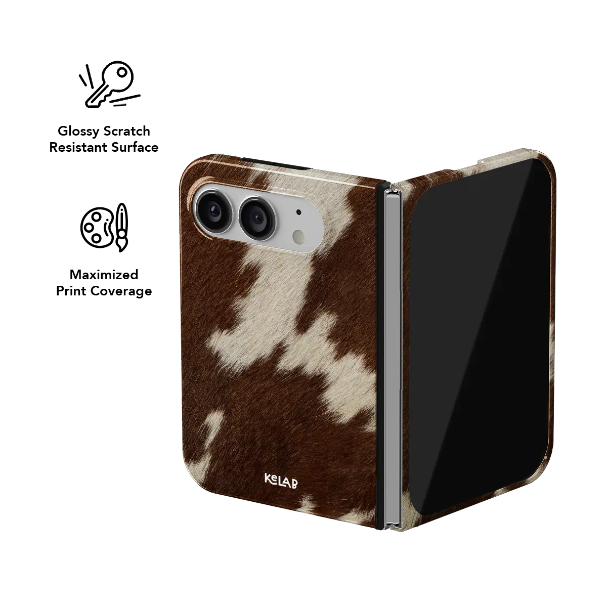 Rodeo Drive | Brown Cow Print Phone Case