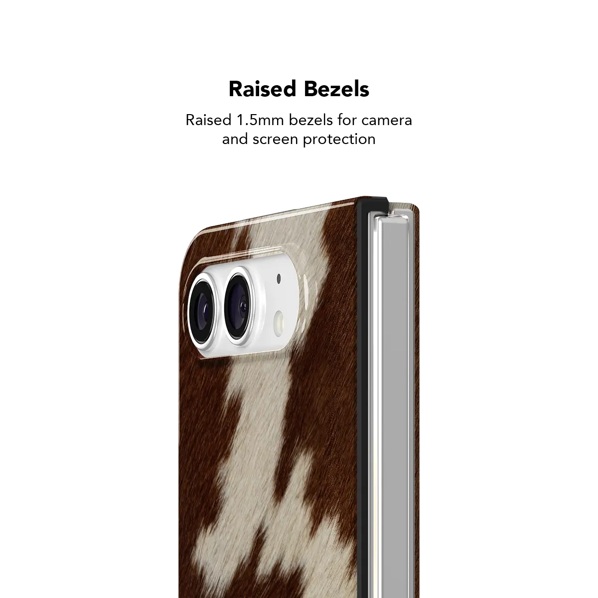 Rodeo Drive | Brown Cow Print Phone Case