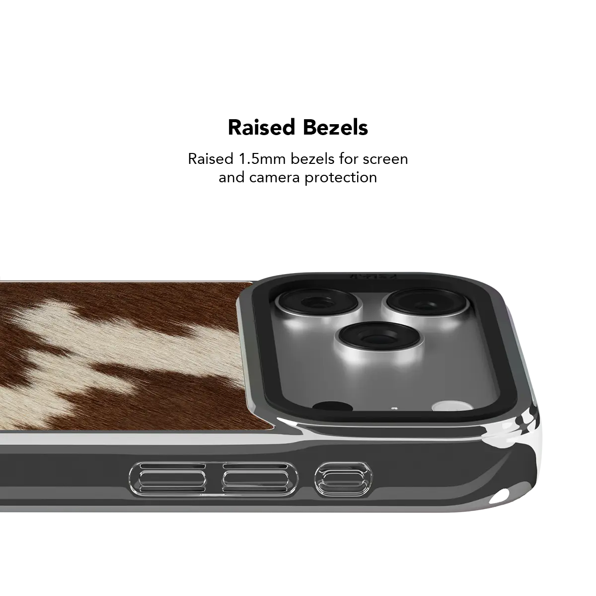 Rodeo Drive | Brown Cow Print Phone Case