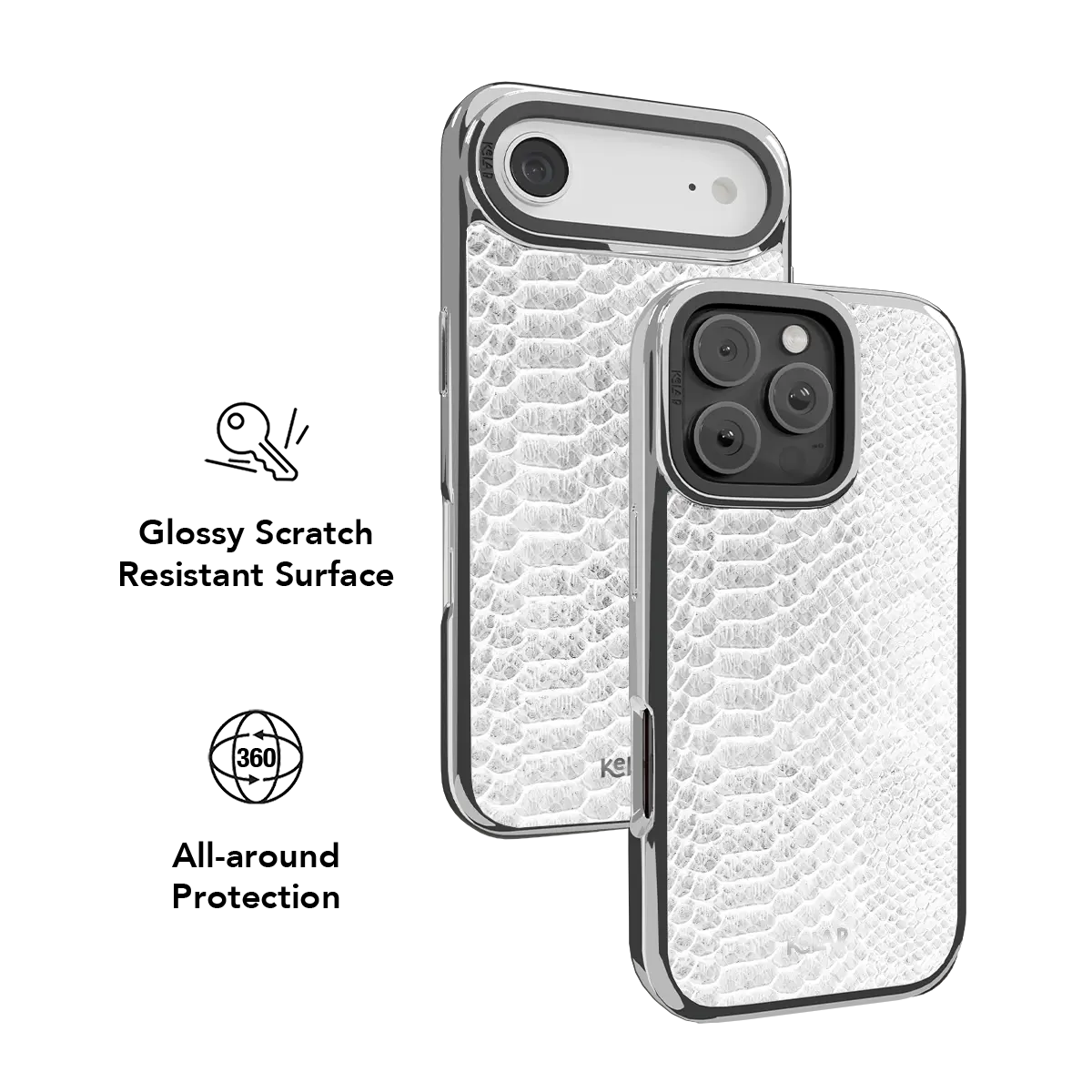 White Venom | Snake Skin Print Phone Case