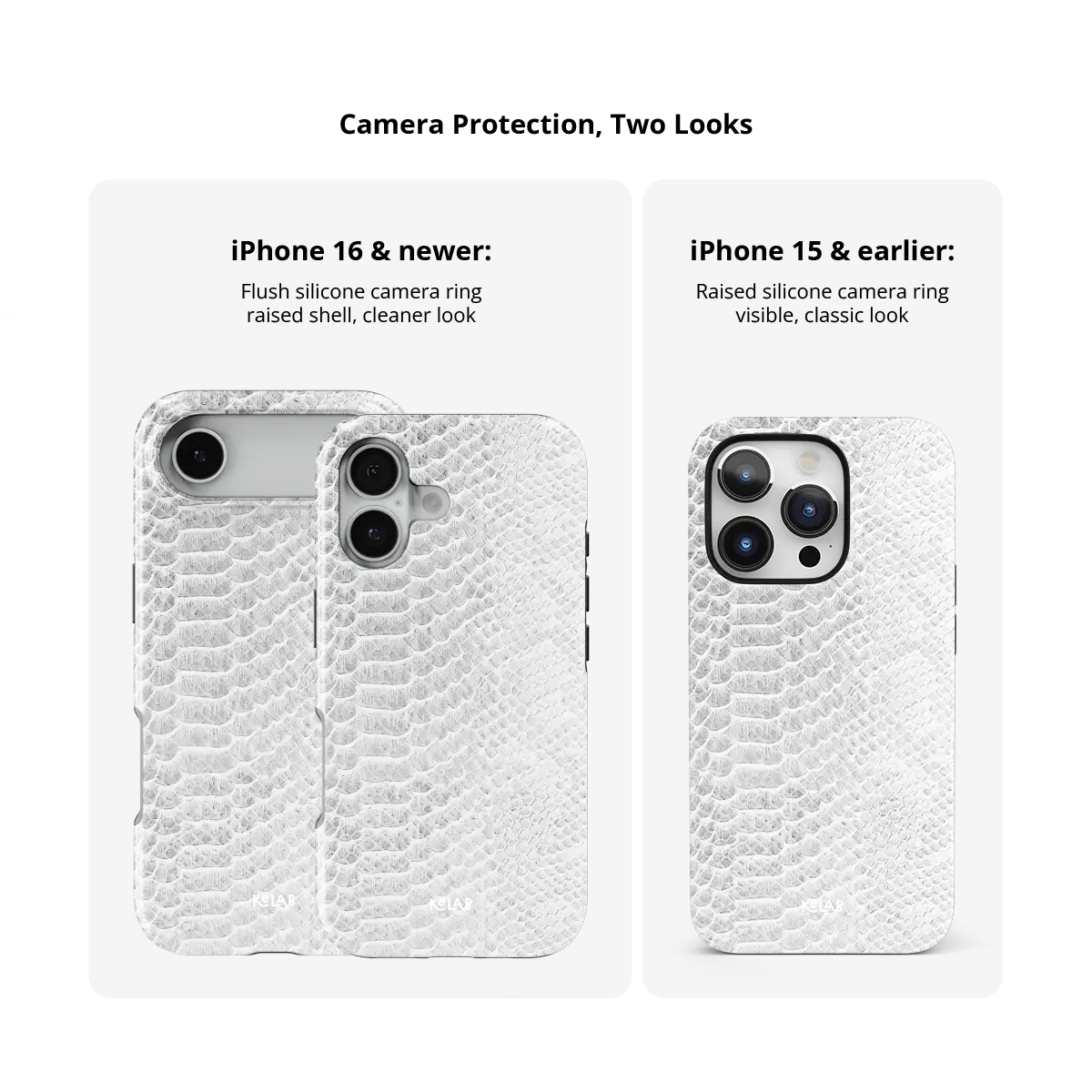 White Venom | Snake Skin Print Phone Case