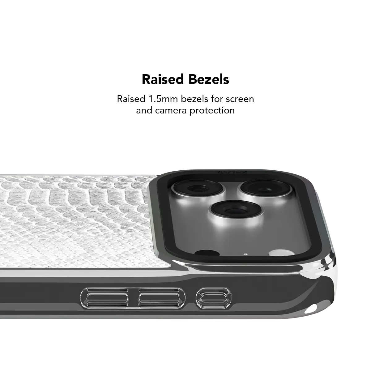 White Venom | Snake Skin Print Phone Case