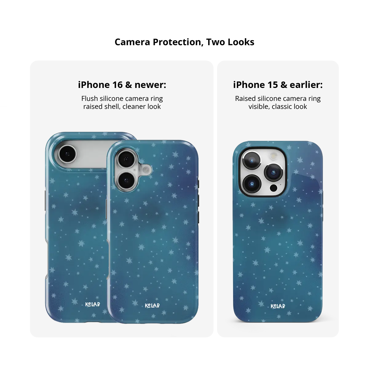 Moon Mist | Starry Midnight Blue Phone Case