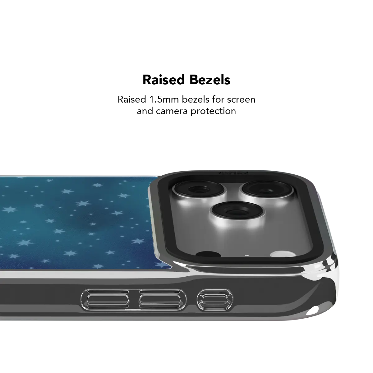 Moon Mist | Starry Midnight Blue Phone Case