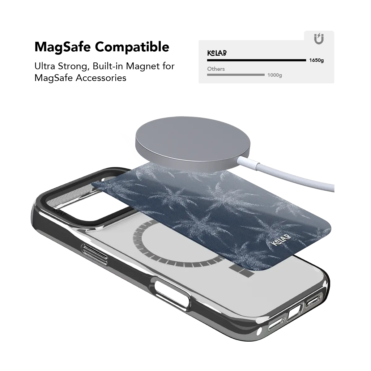Denim Tree | Denim Blue Patterned Phone Case