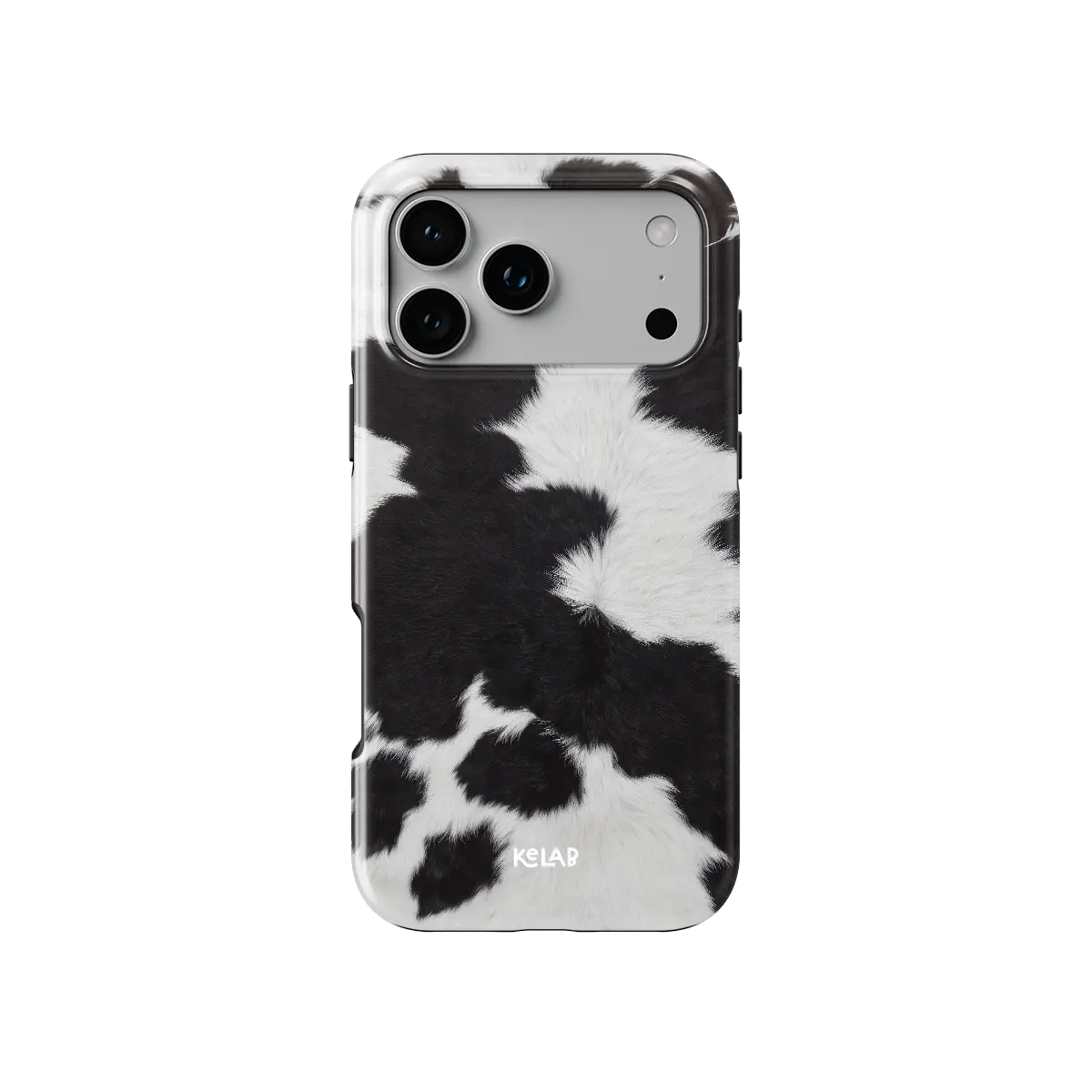 Cow Bell | Black & White Cow Print Phone Case