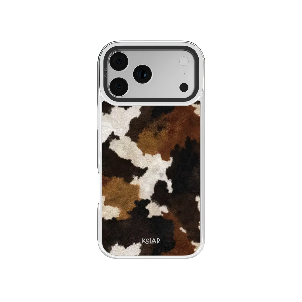 Cattle Drive | Brown and Black Cow Print Phone Case