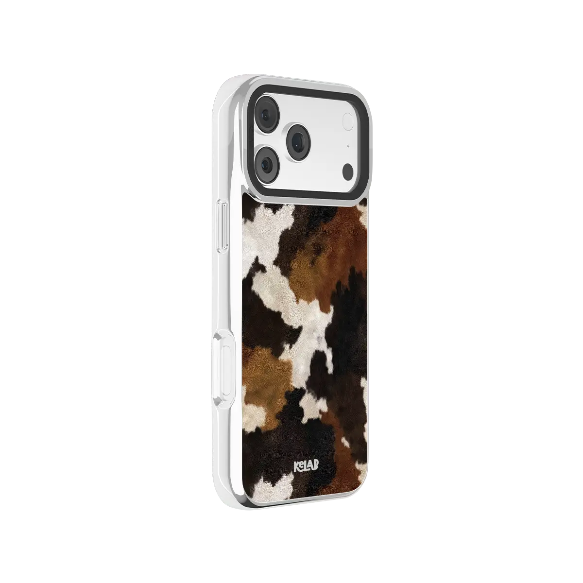 Cattle Drive | Brown and Black Cow Print Phone Case