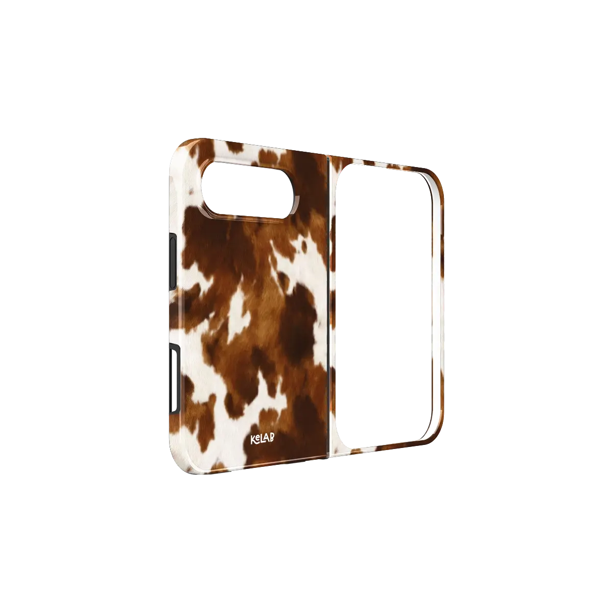 Milk & Mahogany | Brown Cow Print Phone Case