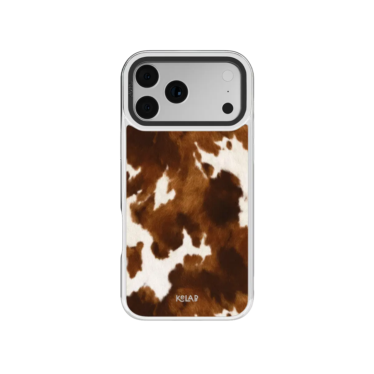Milk & Mahogany | Brown Cow Print Phone Case