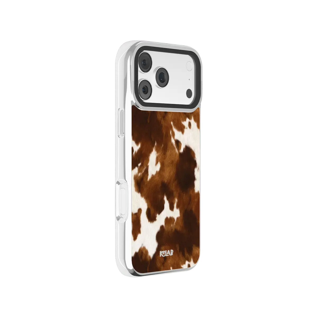 Milk & Mahogany | Brown Cow Print Phone Case