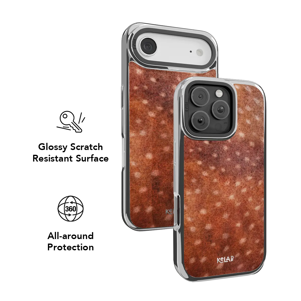 Midnight Fawn | Burnt Orange Fawn Print Phone Case