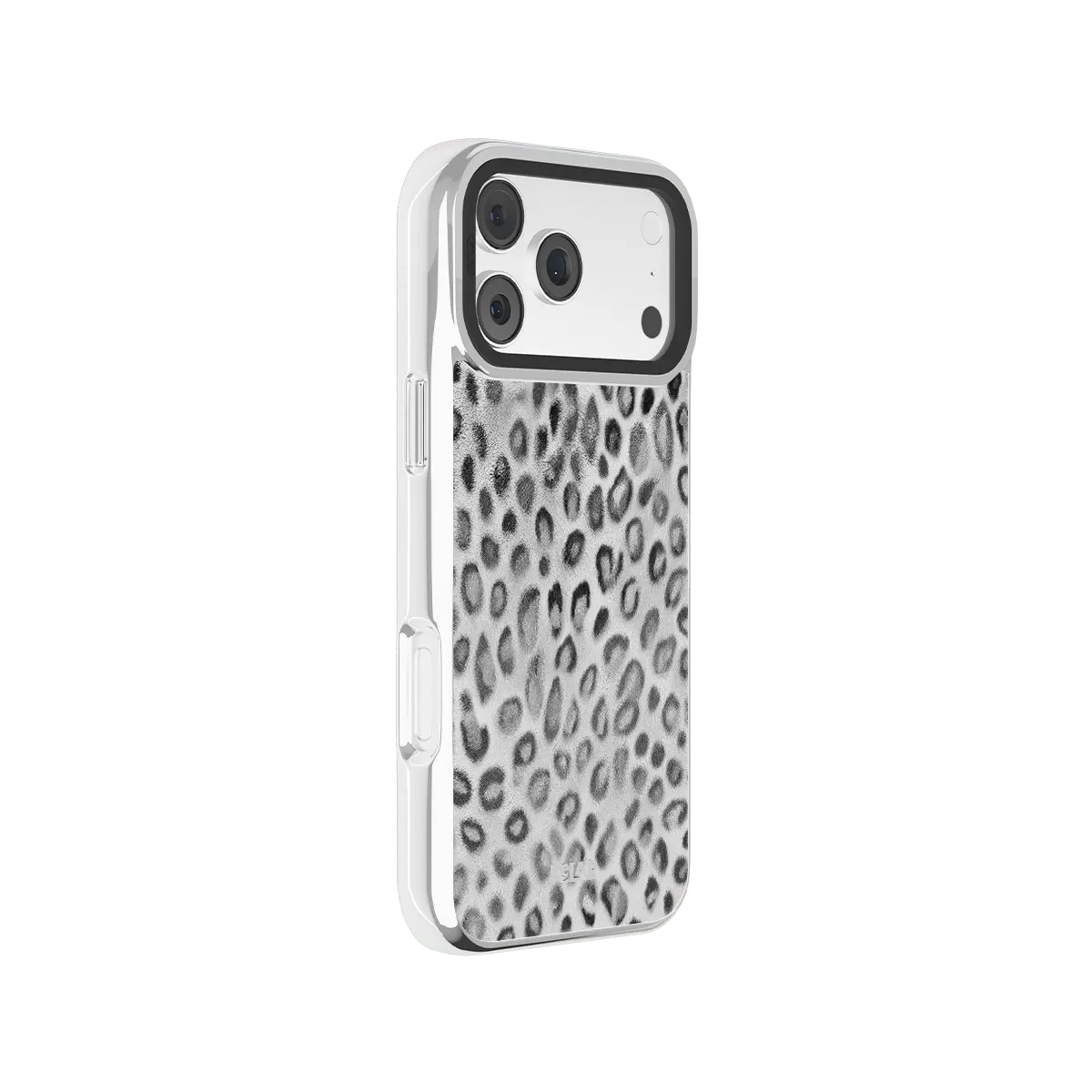 Platinum Predator | Silver Cheetah Print Phone Case