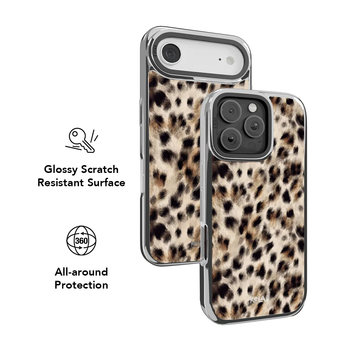 Arctic Aristocrat | Cheetah Print Phone Case