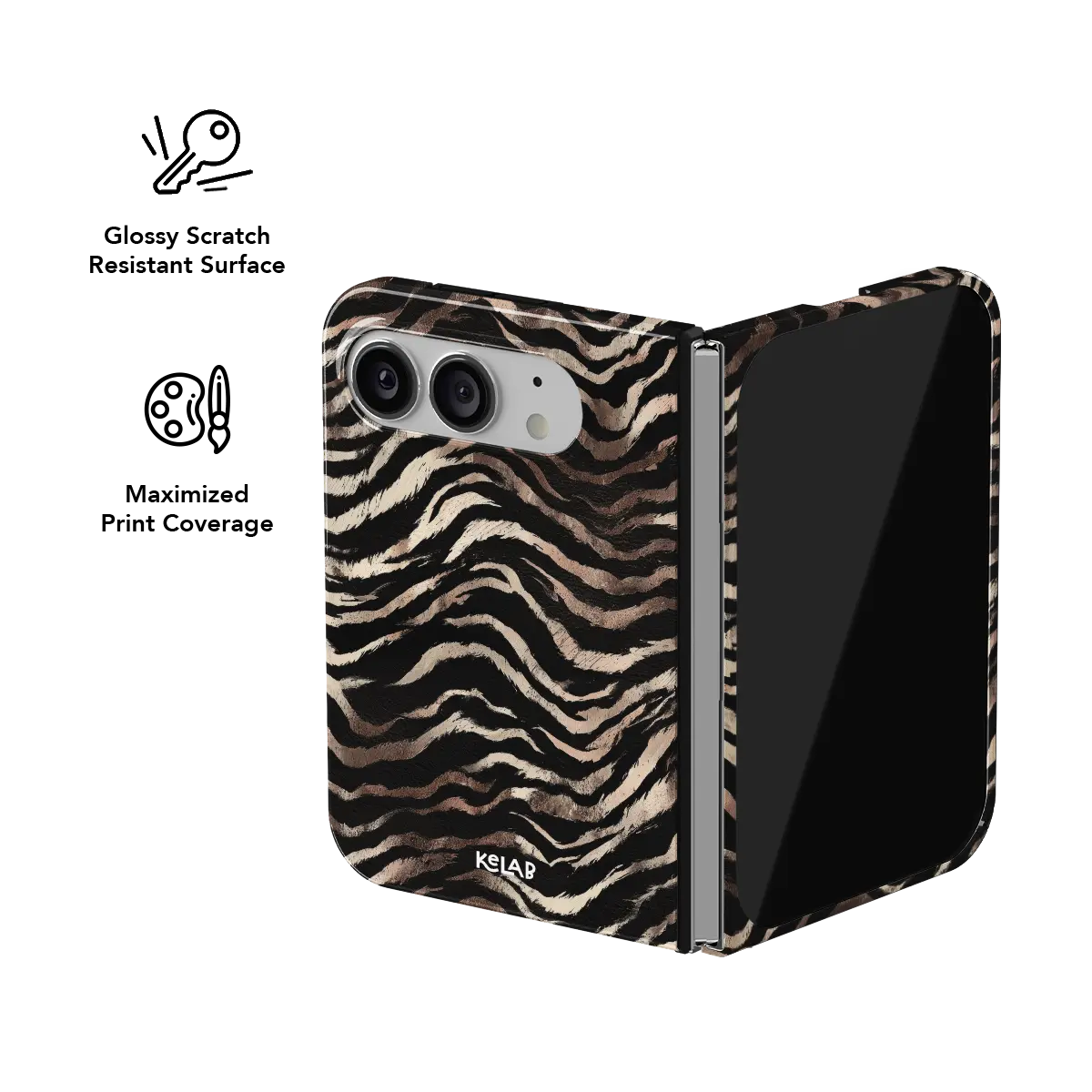 Shadow Striker | Zebra Stripe Phone Case