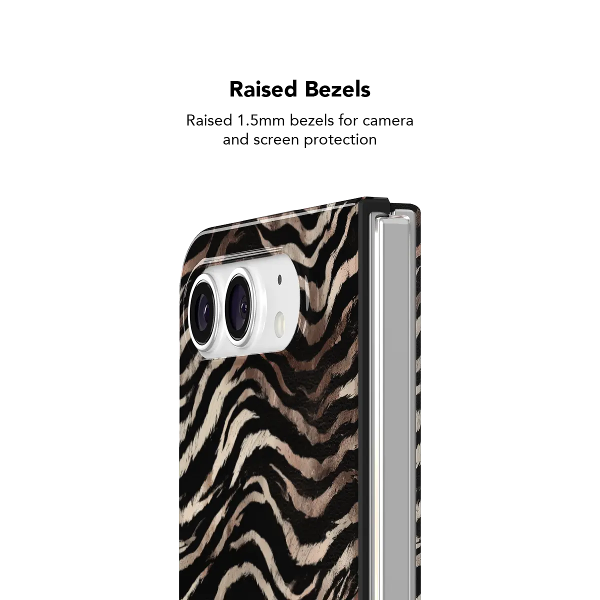 Shadow Striker | Zebra Stripe Phone Case