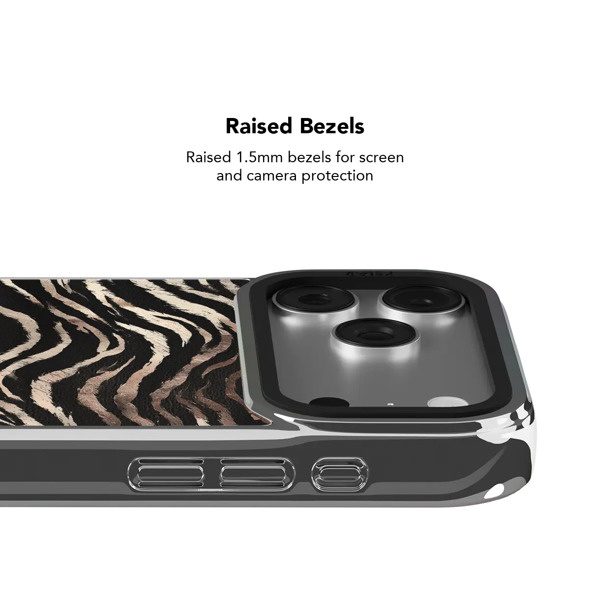 Shadow Striker | Zebra Stripe Phone Case