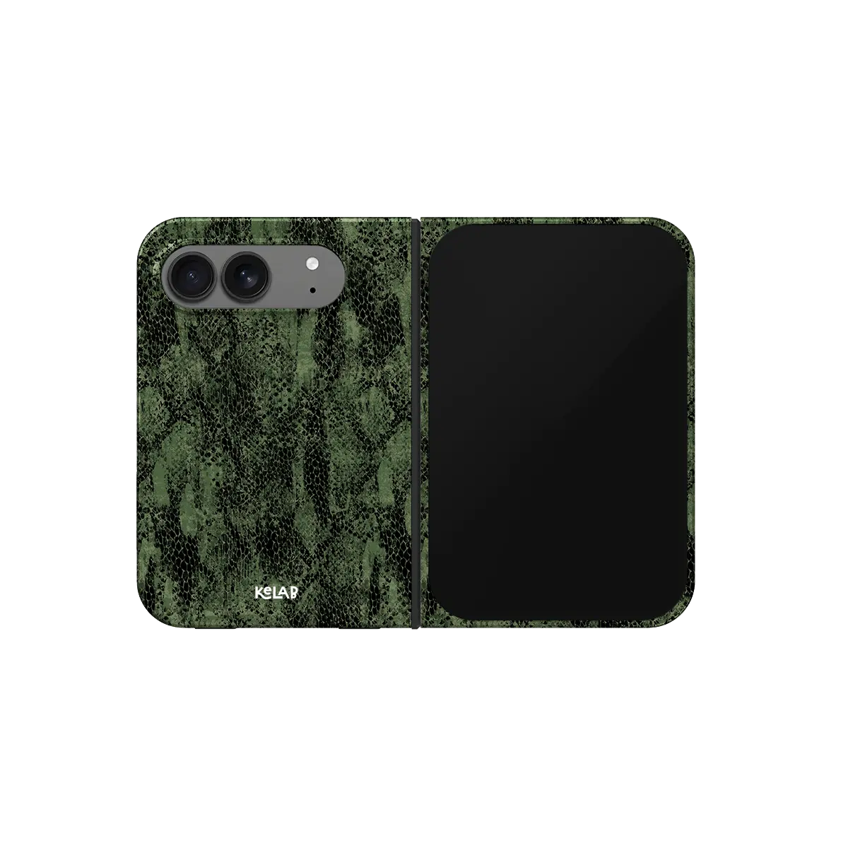 Emerald Python | Textured Olive Snakeskin Phone Case