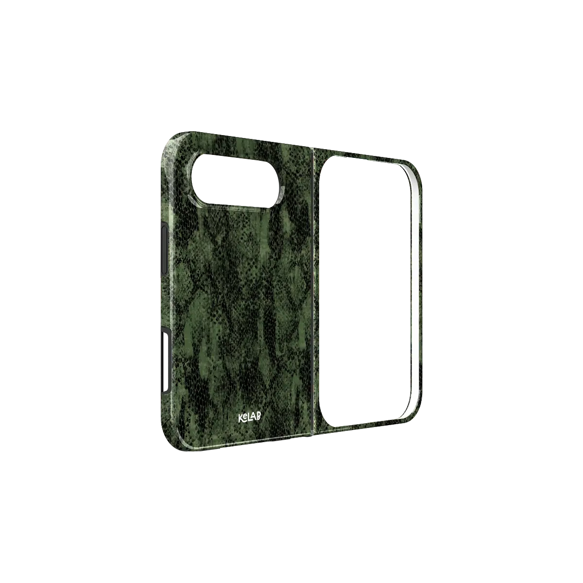 Emerald Python | Textured Olive Snakeskin Phone Case