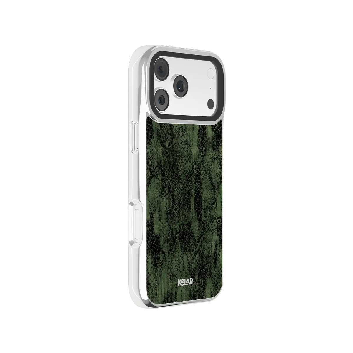 Emerald Python | Textured Olive Snakeskin Phone Case