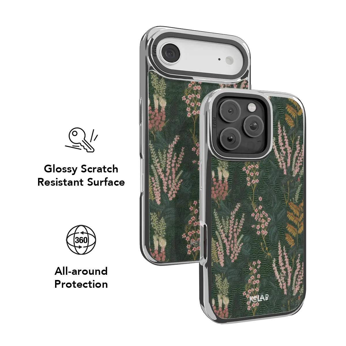 Heather & Hearth | Dark Academia Floral Phone Case