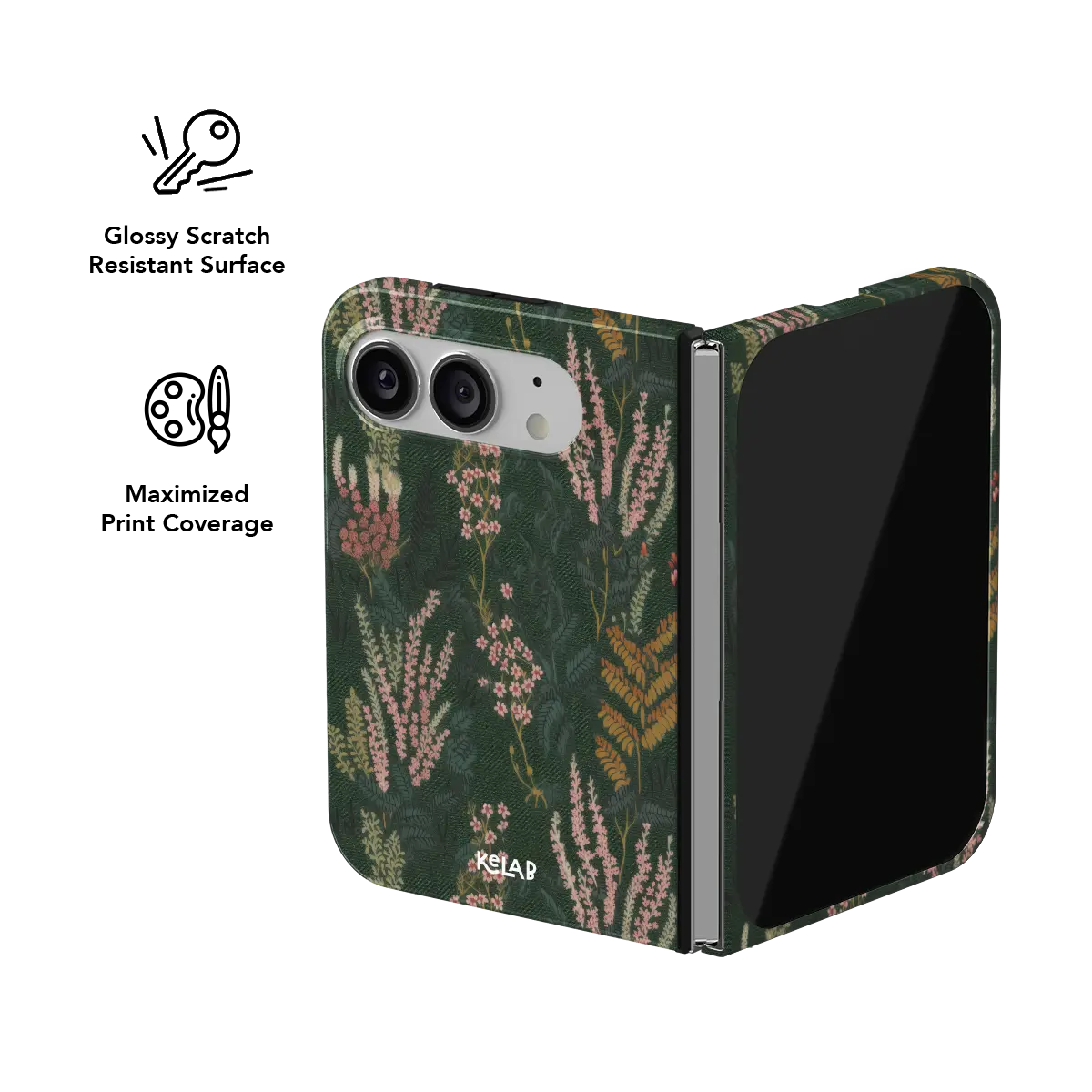 Heather & Hearth | Dark Academia Floral Phone Case
