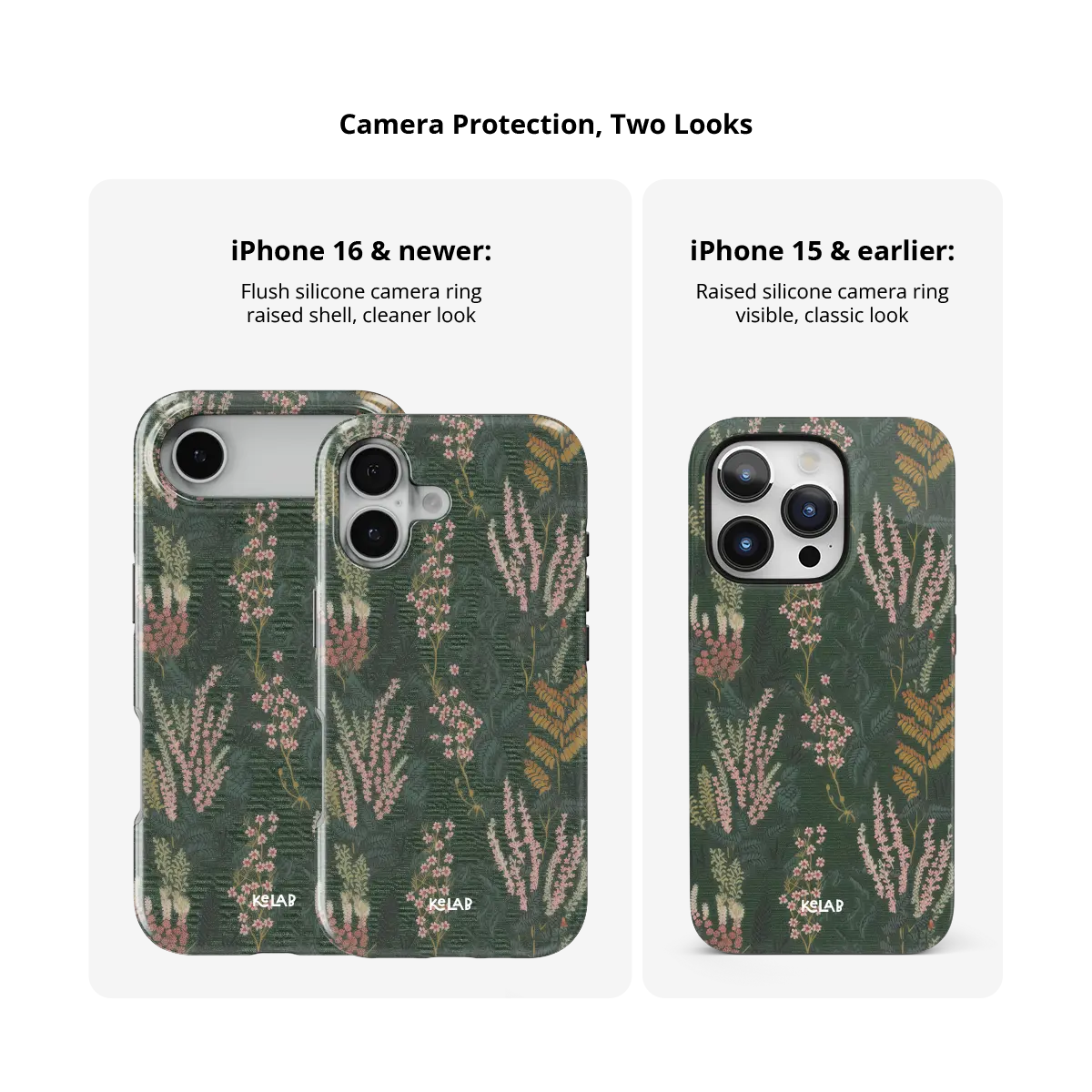 Heather & Hearth | Dark Academia Floral Phone Case