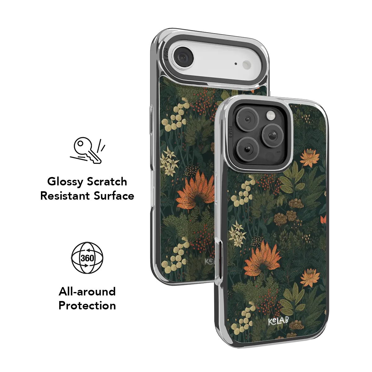 Elderberry Enchantment | Dark Academia Floral Phone Case