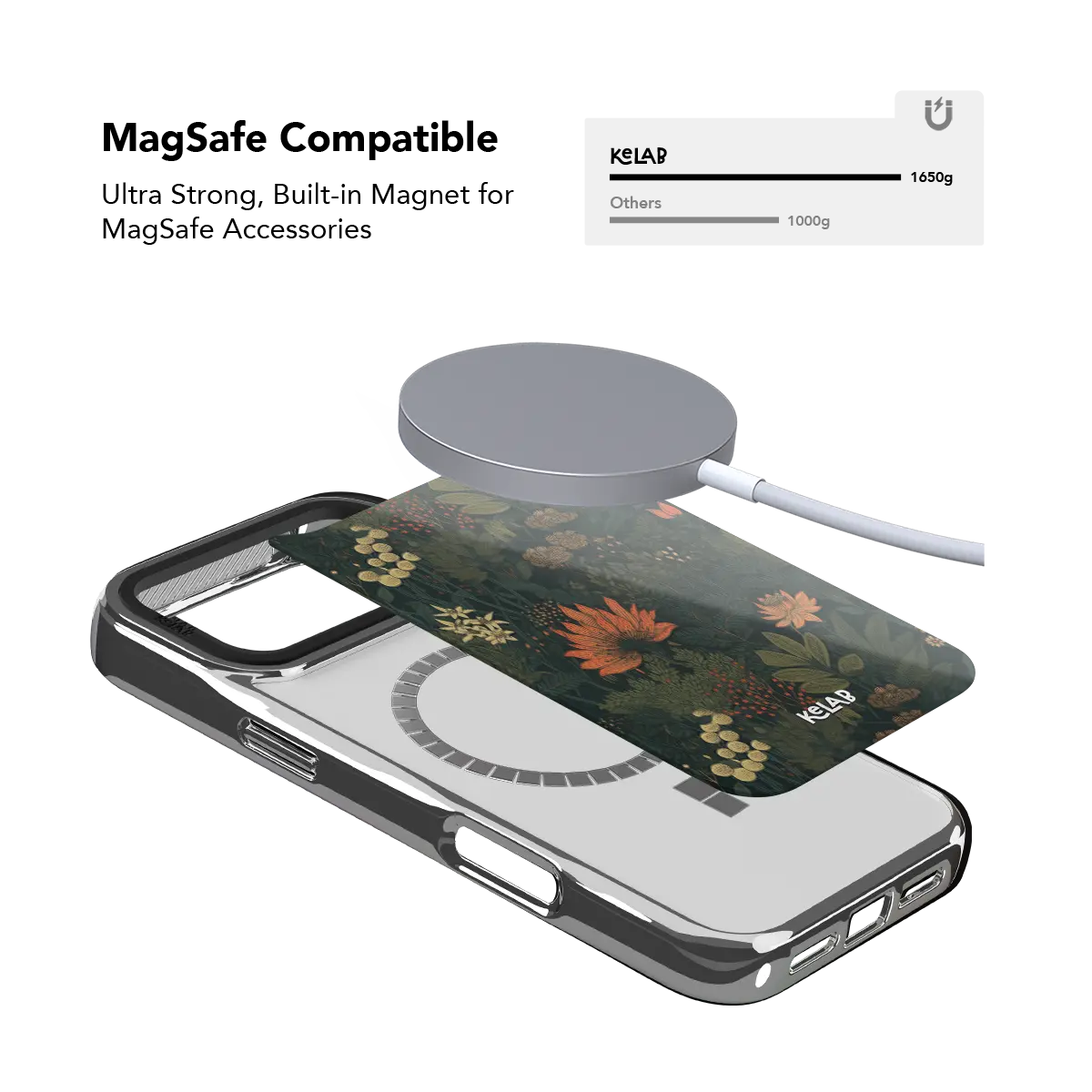 Elderberry Enchantment | Dark Academia Floral Phone Case