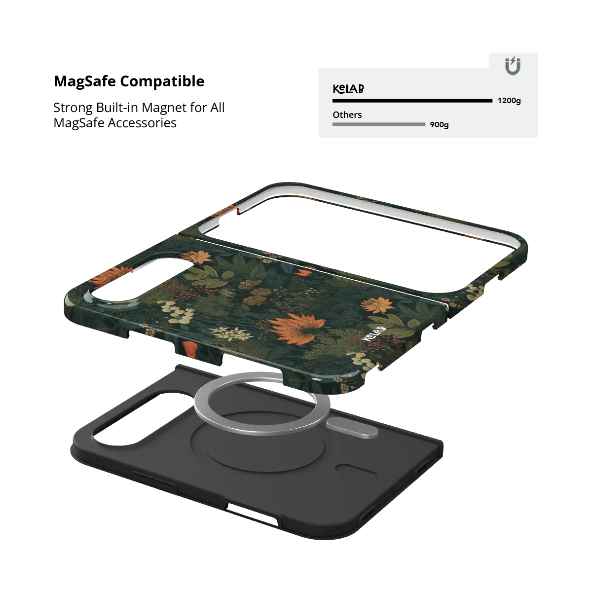 Elderberry Enchantment | Dark Academia Floral Phone Case