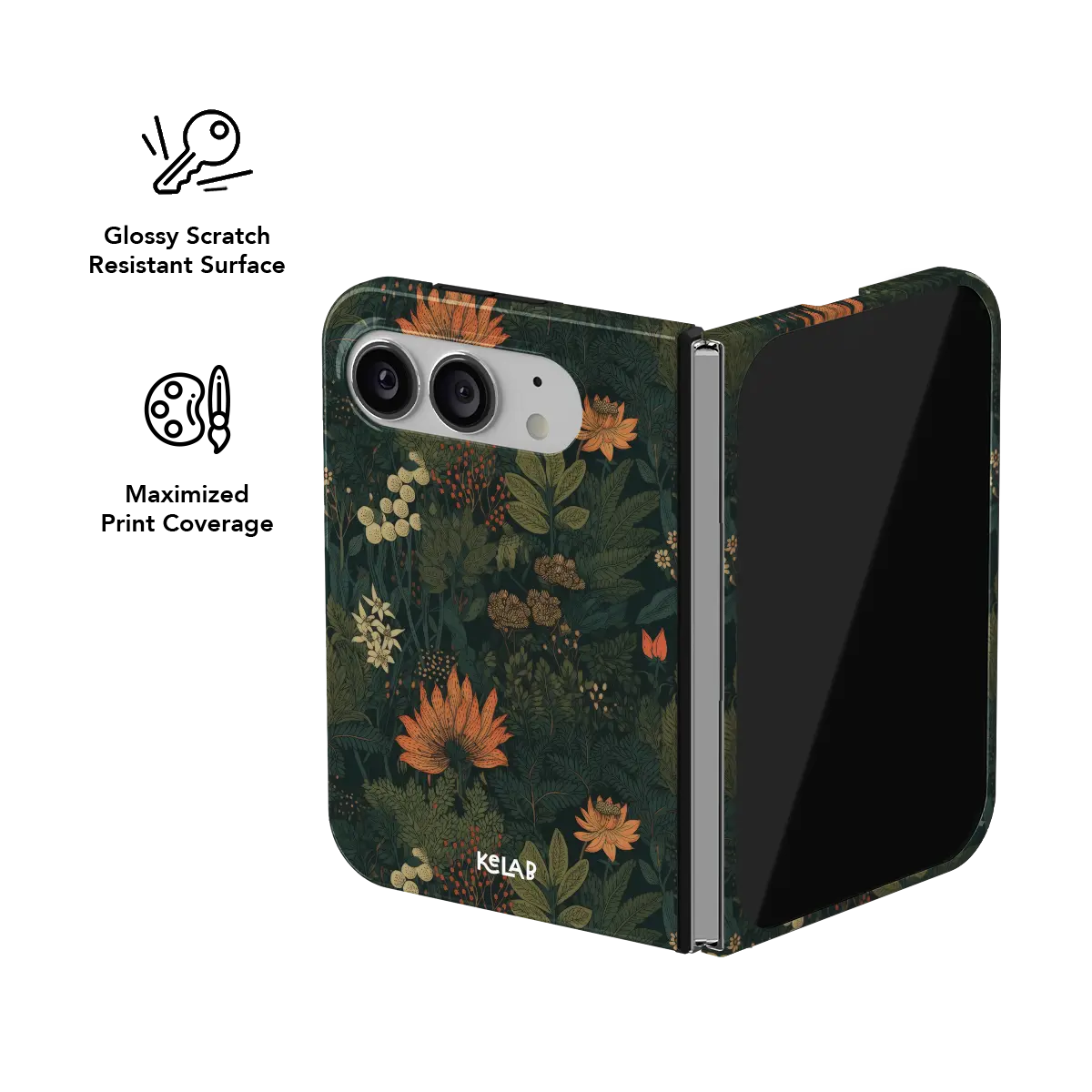 Elderberry Enchantment | Dark Academia Floral Phone Case