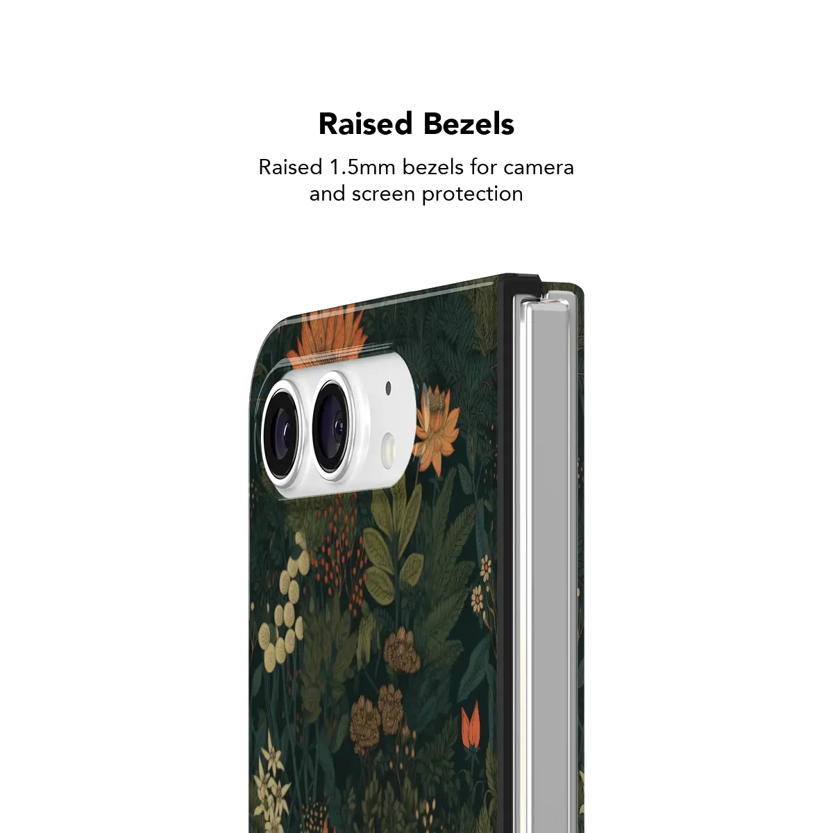 Elderberry Enchantment | Dark Academia Floral Phone Case