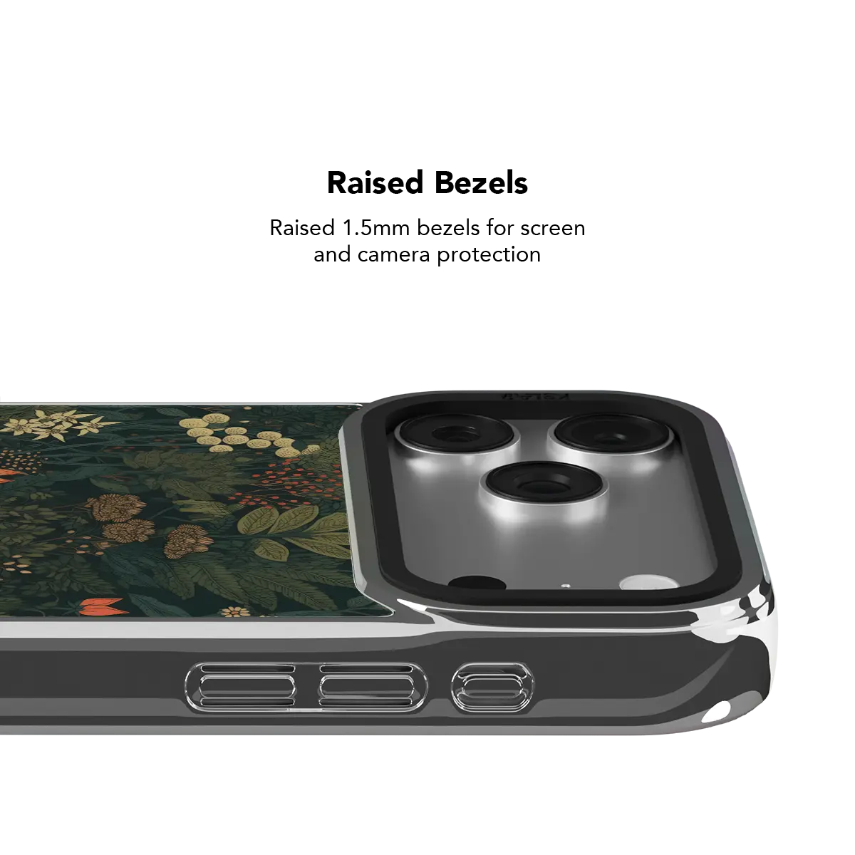 Elderberry Enchantment | Dark Academia Floral Phone Case