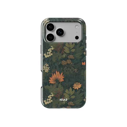 Elderberry Enchantment | Dark Academia Floral Phone Case