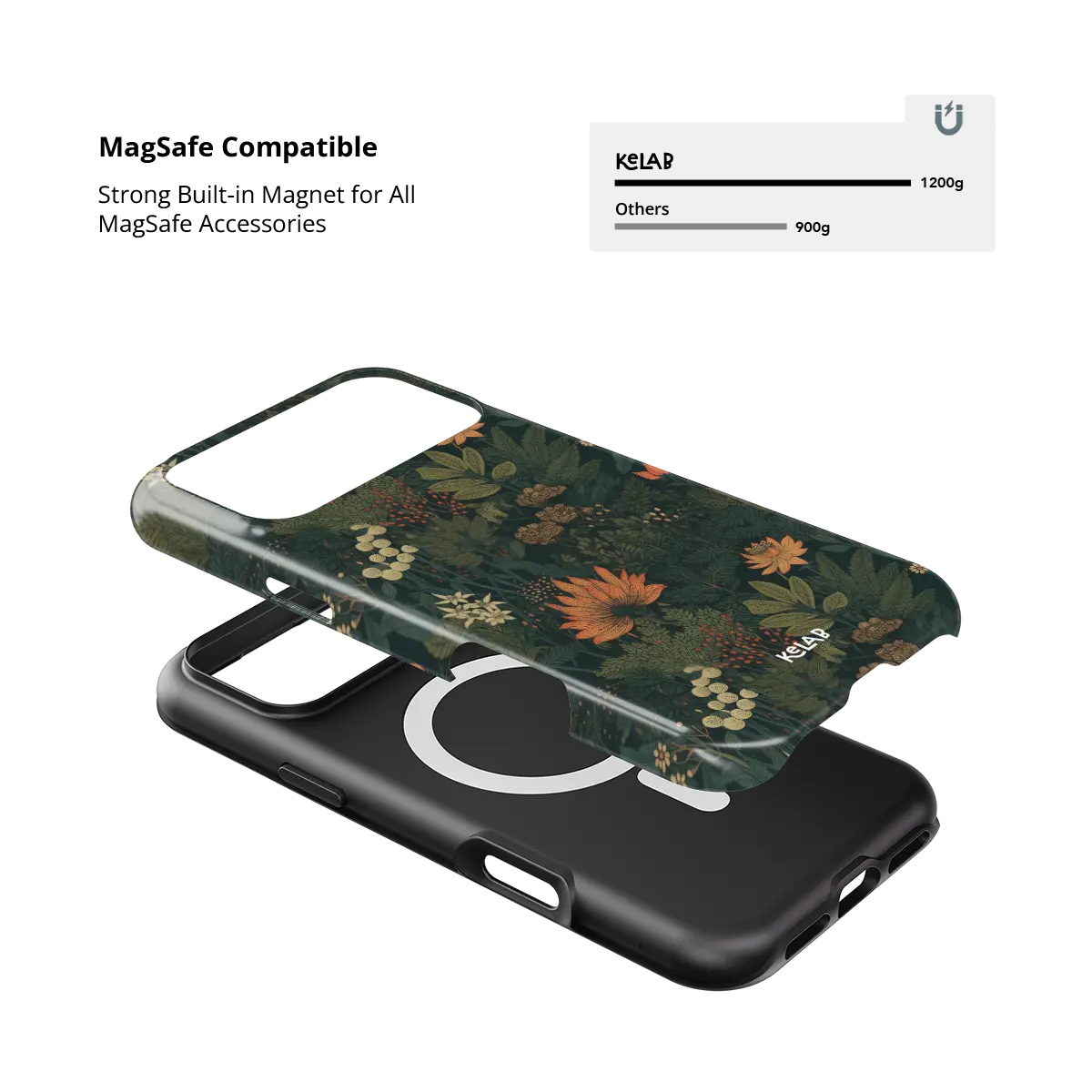 Elderberry Enchantment | Dark Academia Floral Phone Case