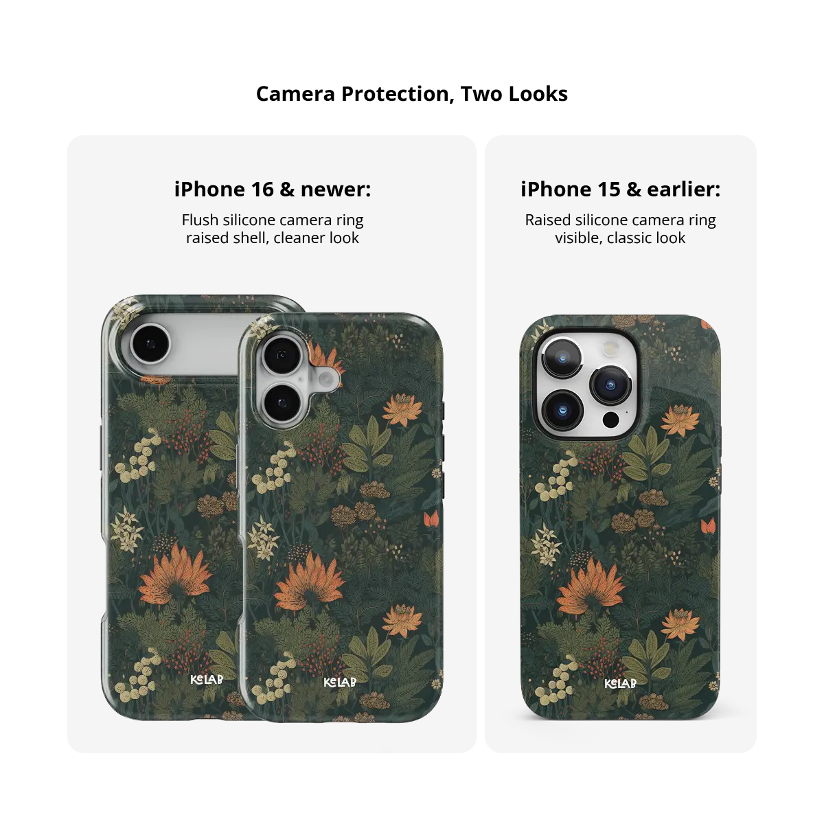 Elderberry Enchantment | Dark Academia Floral Phone Case