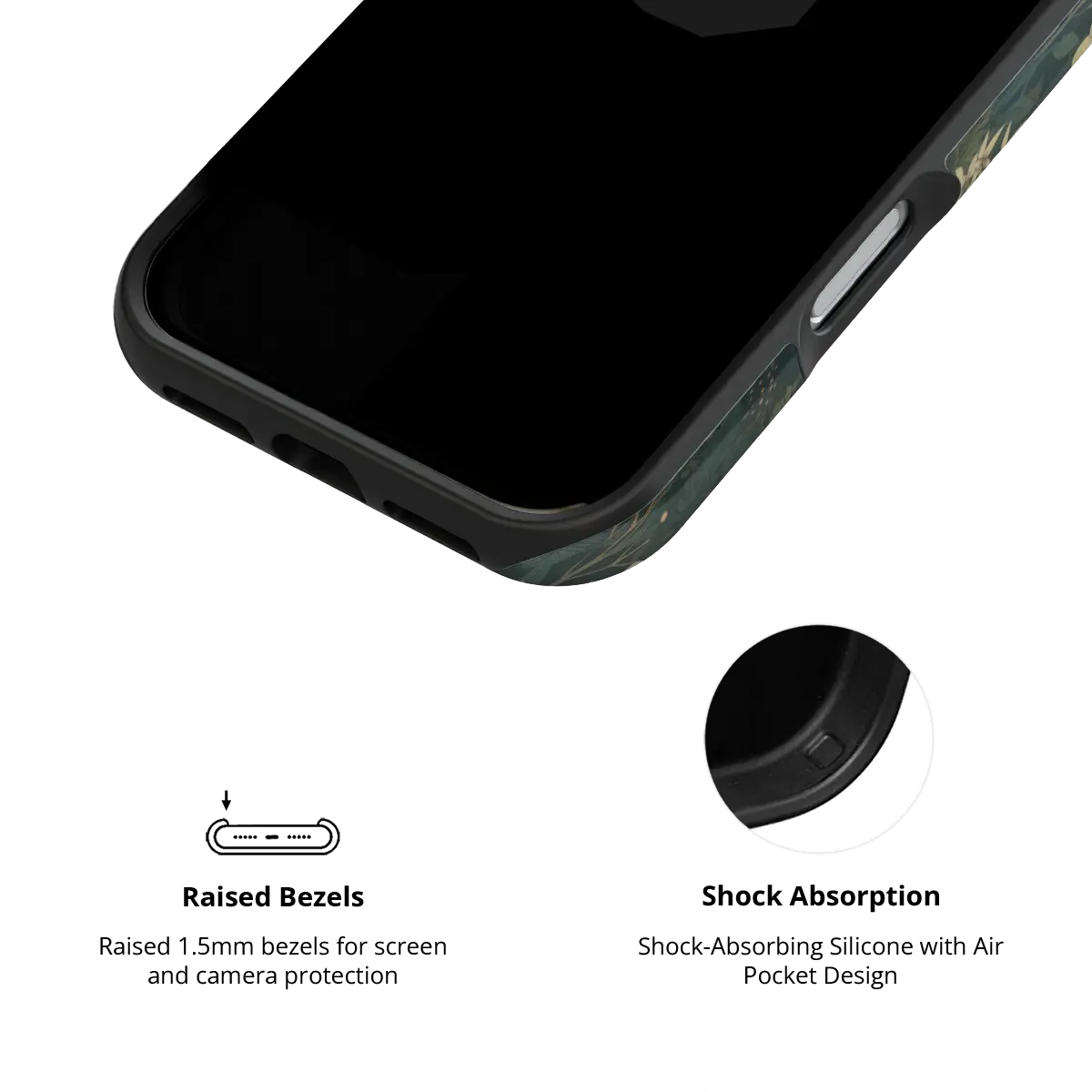 Elderberry Enchantment | Dark Academia Floral Phone Case