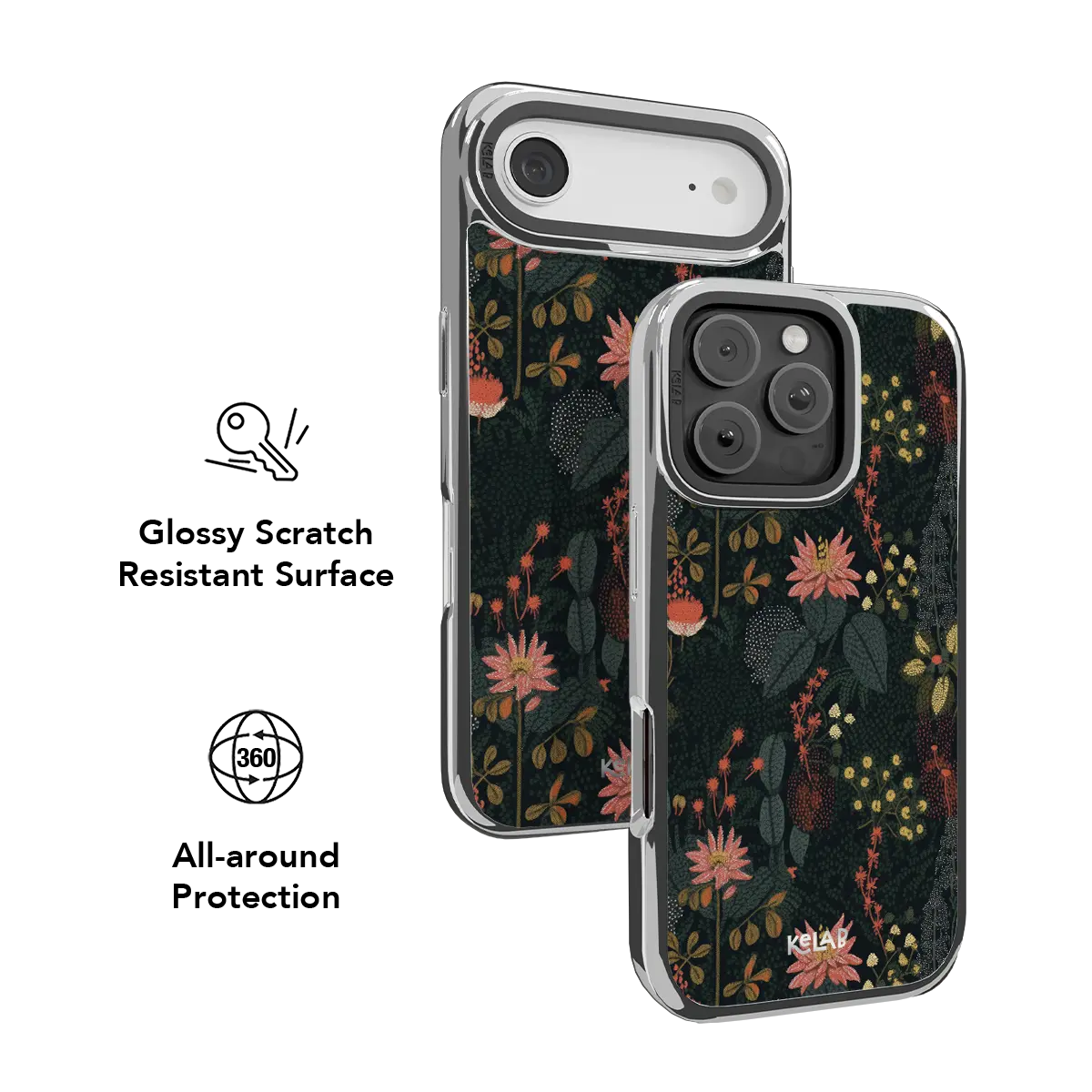 Starlit Botanica | Dark Academia Floral Phone Case