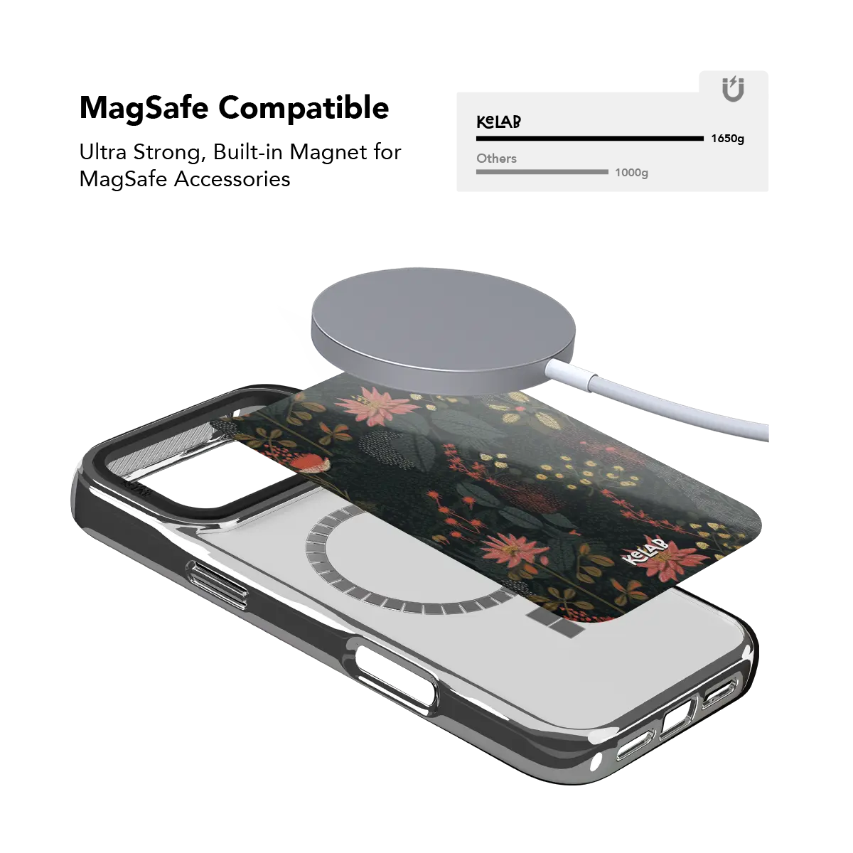 Starlit Botanica | Dark Academia Floral Phone Case