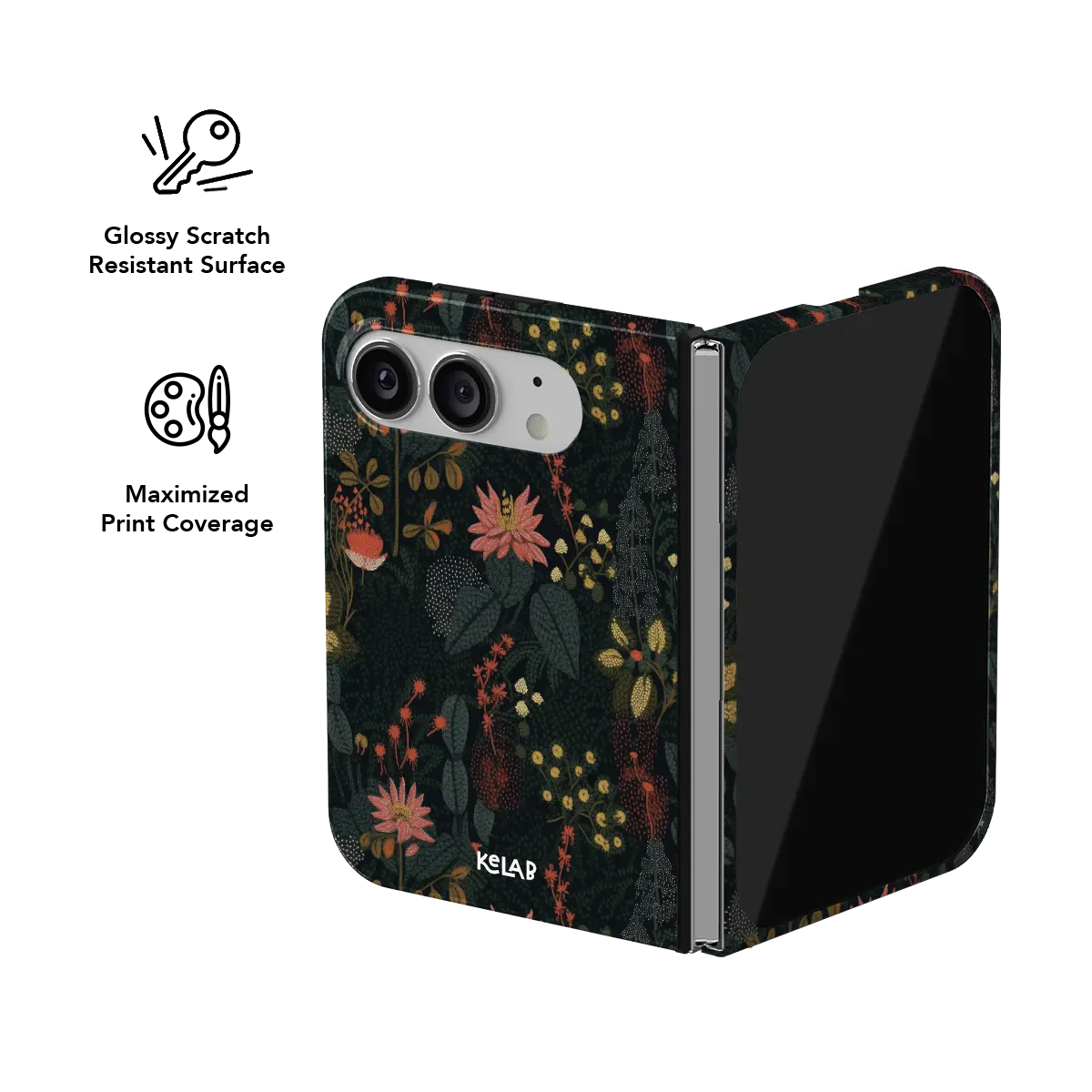 Starlit Botanica | Dark Academia Floral Phone Case