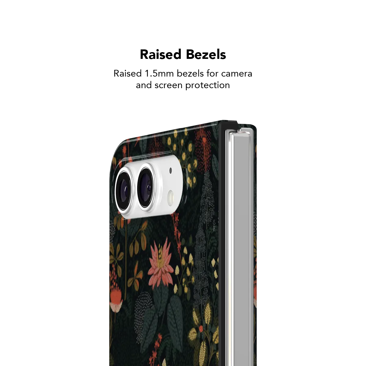 Starlit Botanica | Dark Academia Floral Phone Case