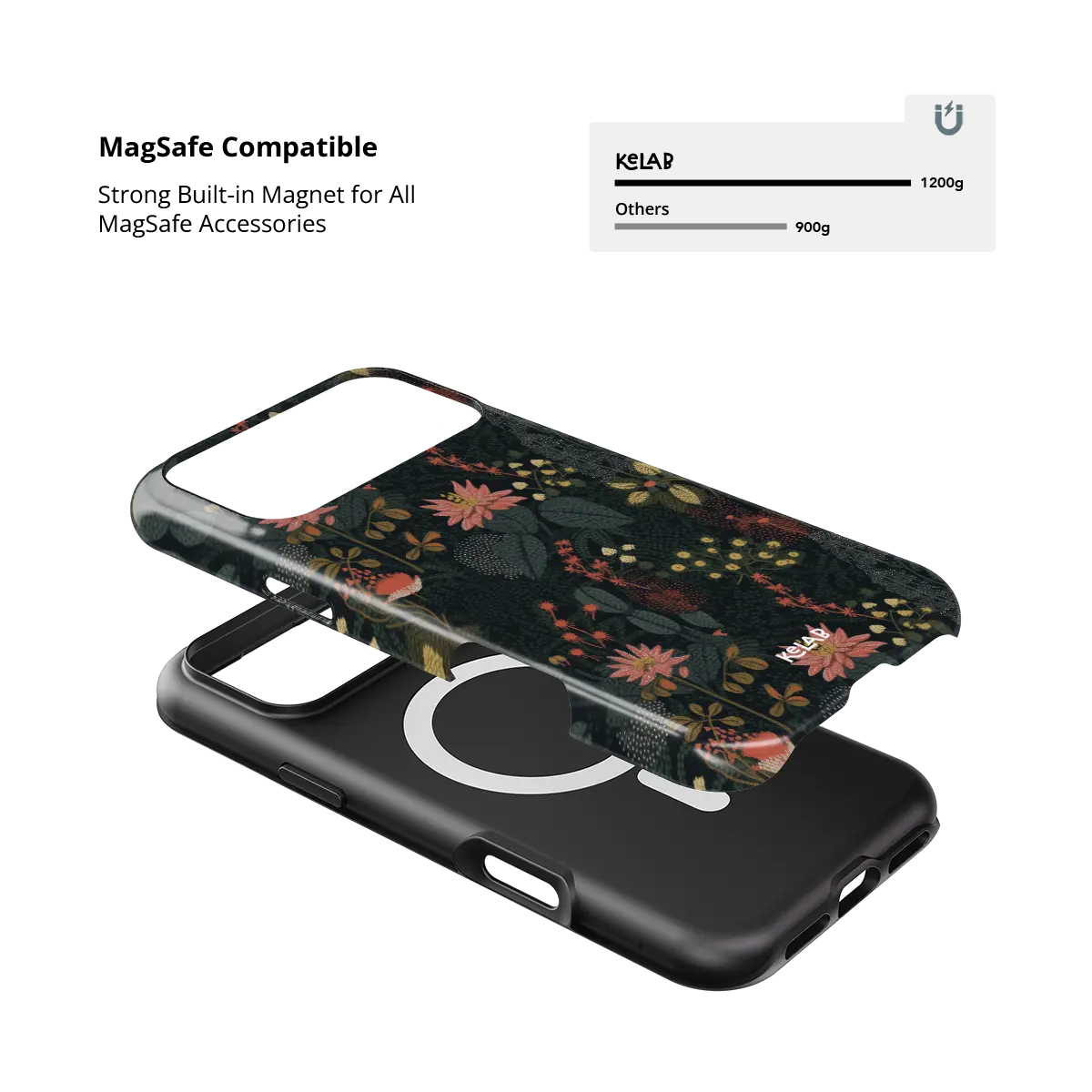 Starlit Botanica | Dark Academia Floral Phone Case