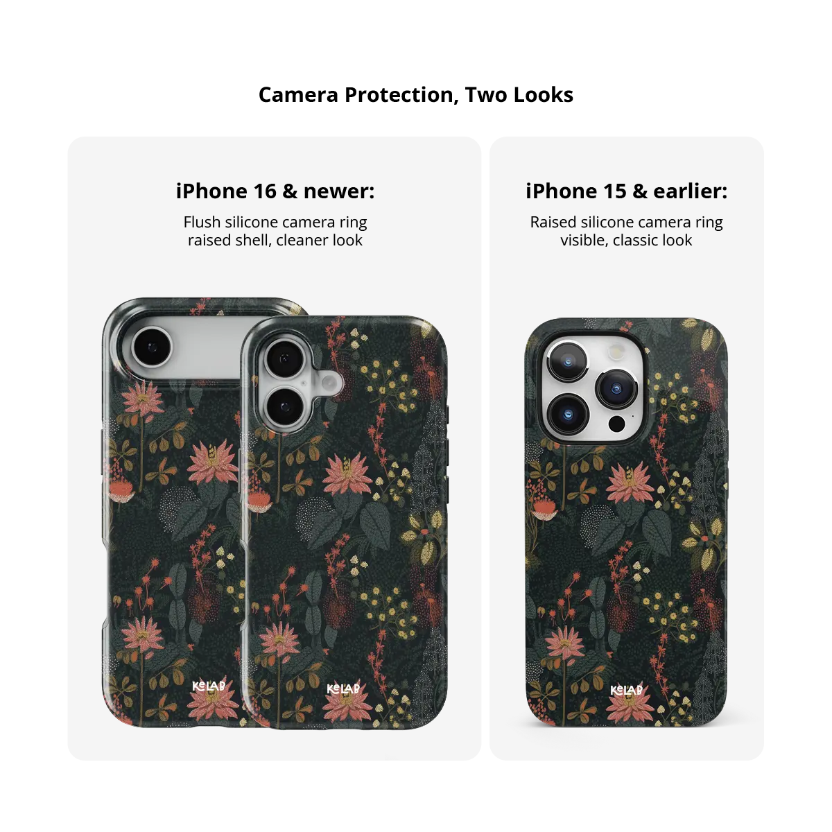 Starlit Botanica | Dark Academia Floral Phone Case