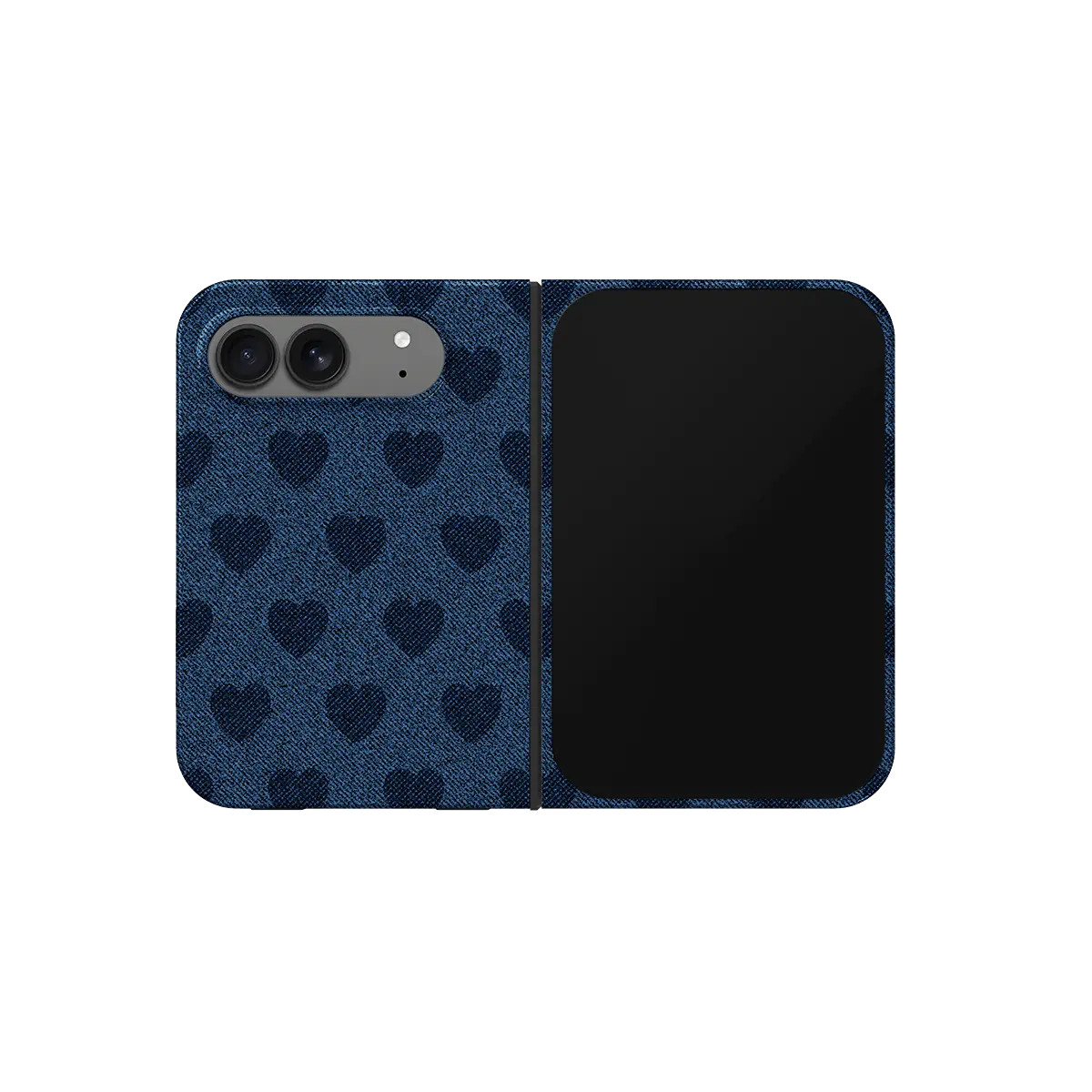 Indigo Crush | Denim Heart Y2K Phone Case