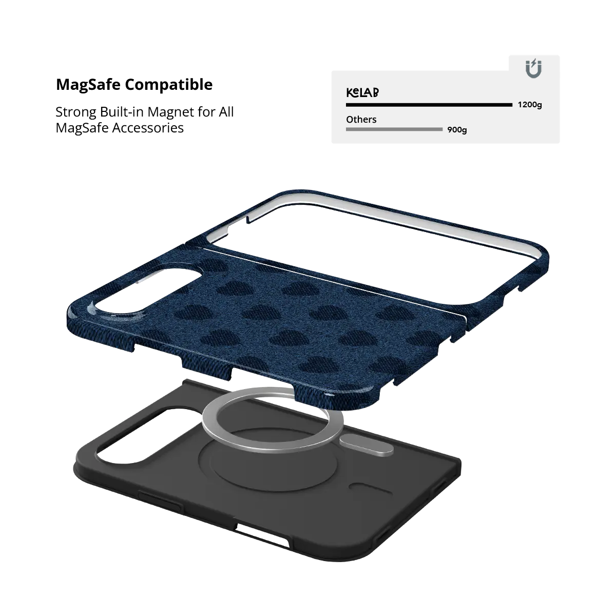 Indigo Crush | Denim Heart Y2K Phone Case