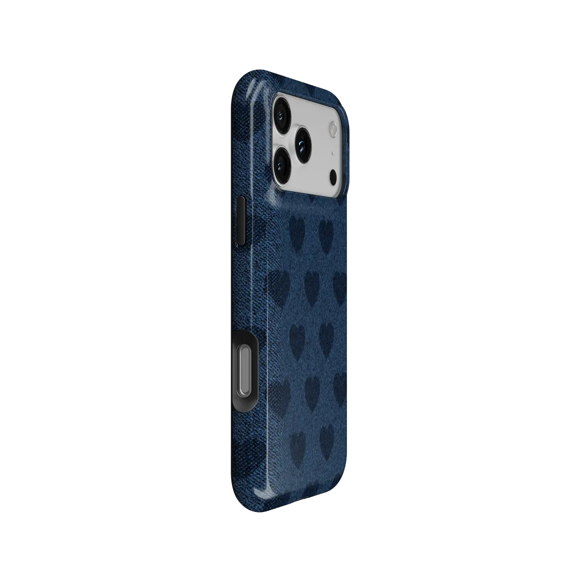 Indigo Crush | Denim Heart Y2K Phone Case